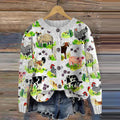 Farm Bioprint Women's Cardigan Sweater artswardrobe