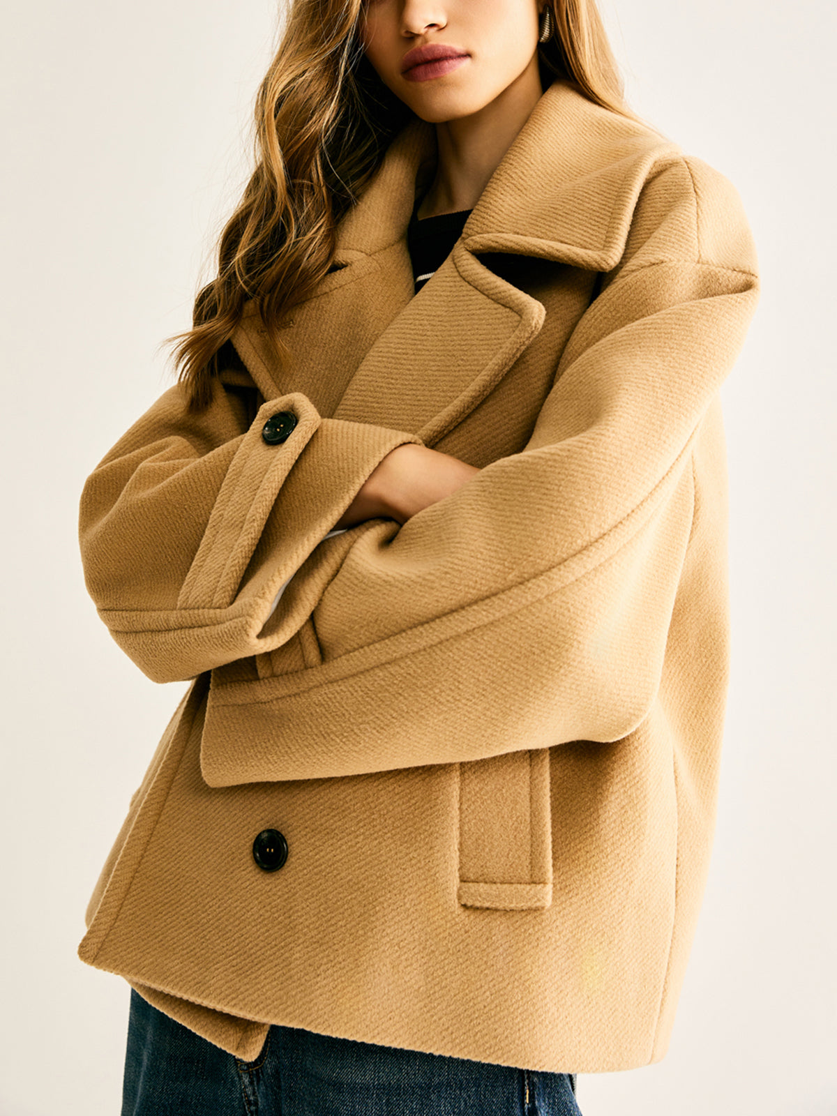 Tweed Warm Coat