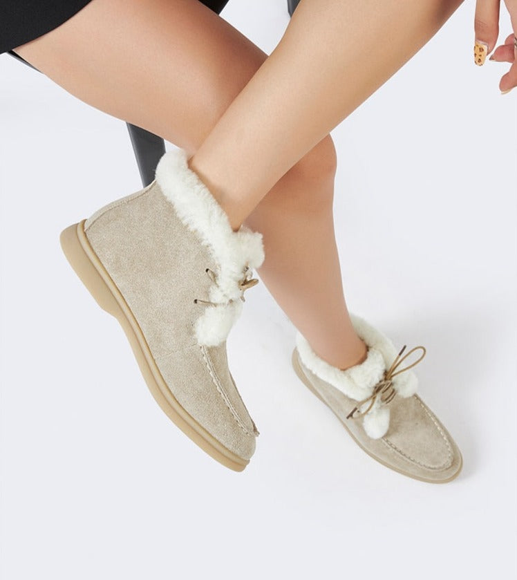 Lucia Natural Fur Boots