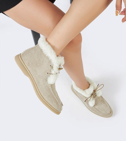 Lucia Natural Fur Boots