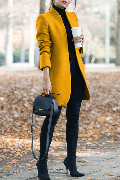 Long Sleeve Regular Sleeve Coats(6 Colors)