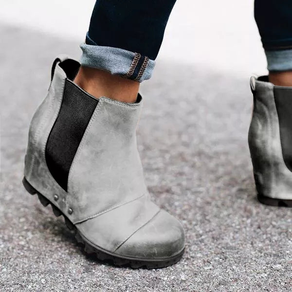 Wedge Ankle Booties