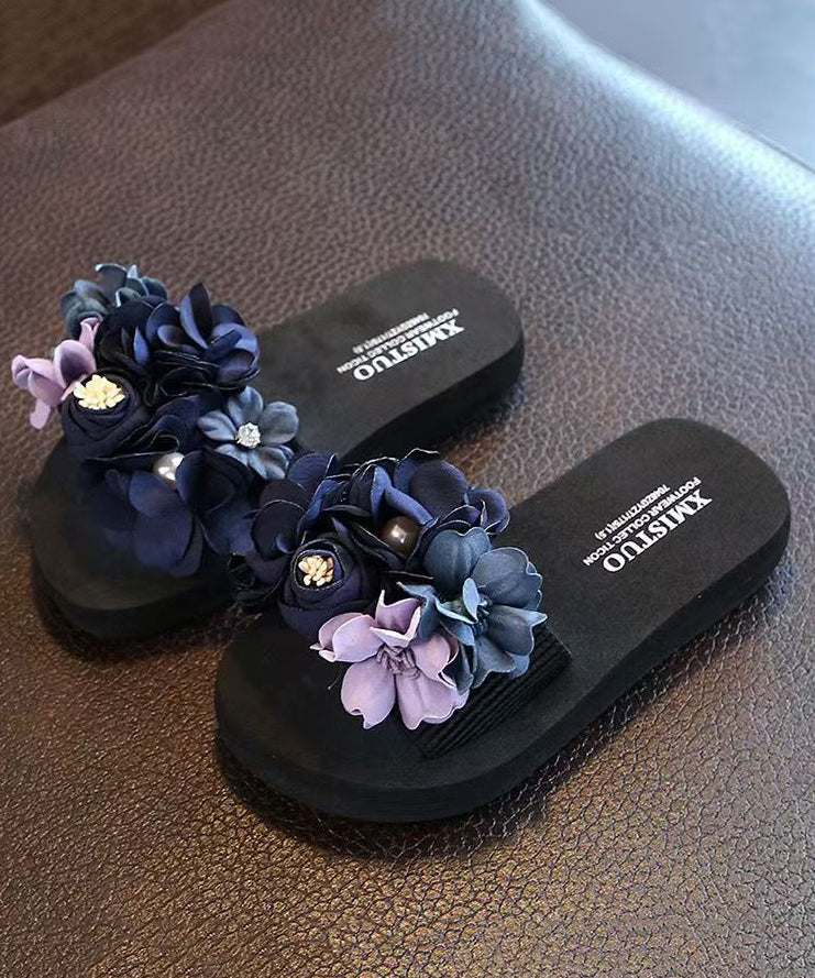 Pink Splicing Slide Sandals Peep Toe Ag1003