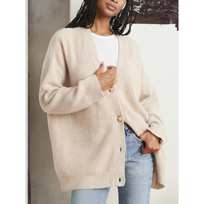 Popular Color Cardigan Sweater Coat Top