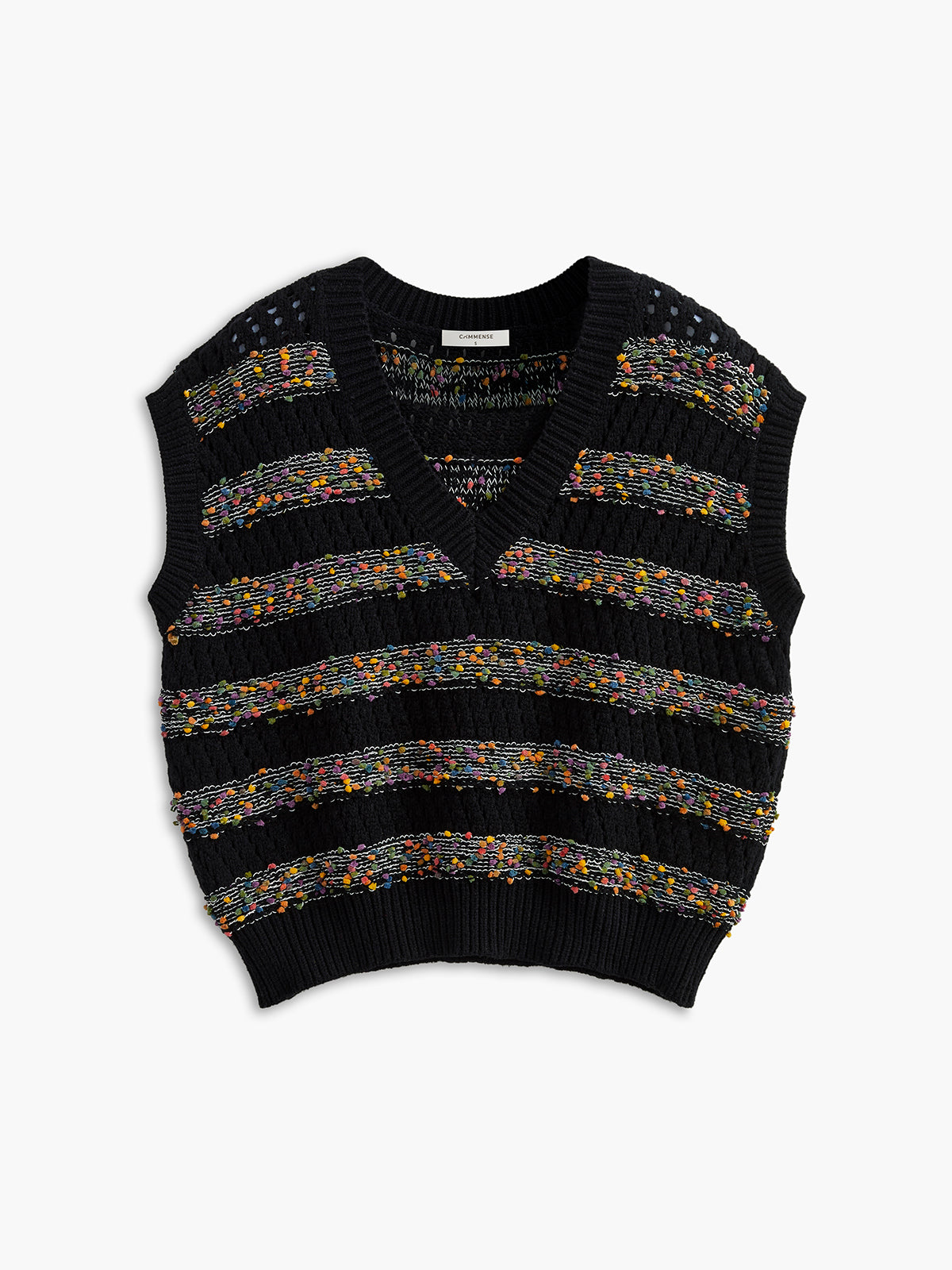 Colorful Dot Striped Vest