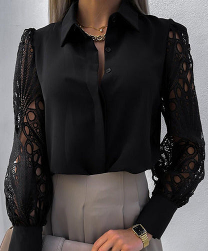 June Satin Blouse