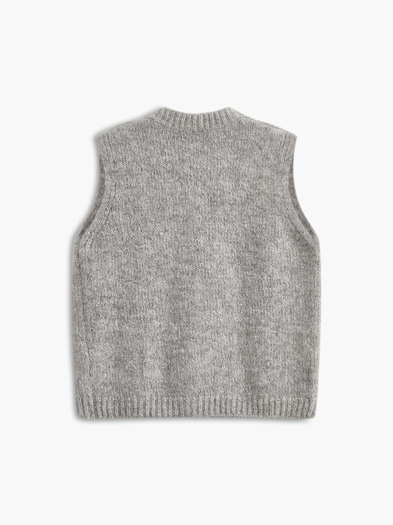 Wool-blend Soft Sweater Vest