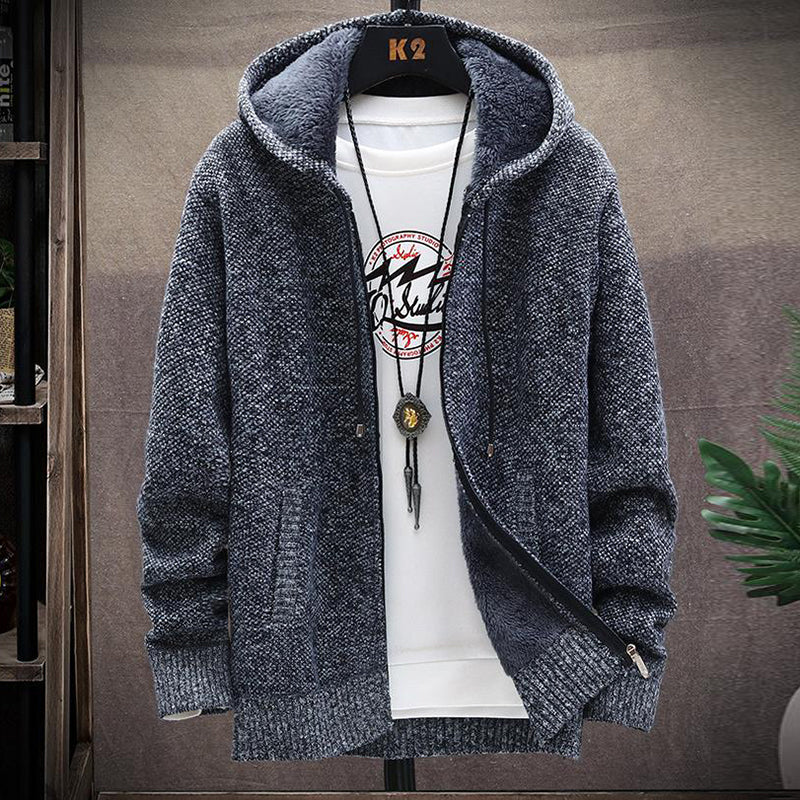 Men's Vintage Knitted Pattern Cardigan Sweater elevenforest