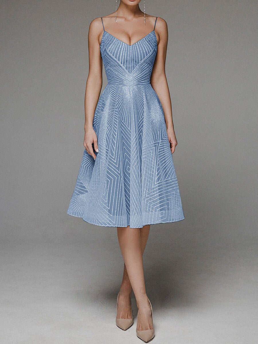 ’s Spring Summer Maxi Dress Strap Embroidered Sleeveless Dress