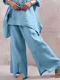 Women's Casual Solid Color Cotton Pants