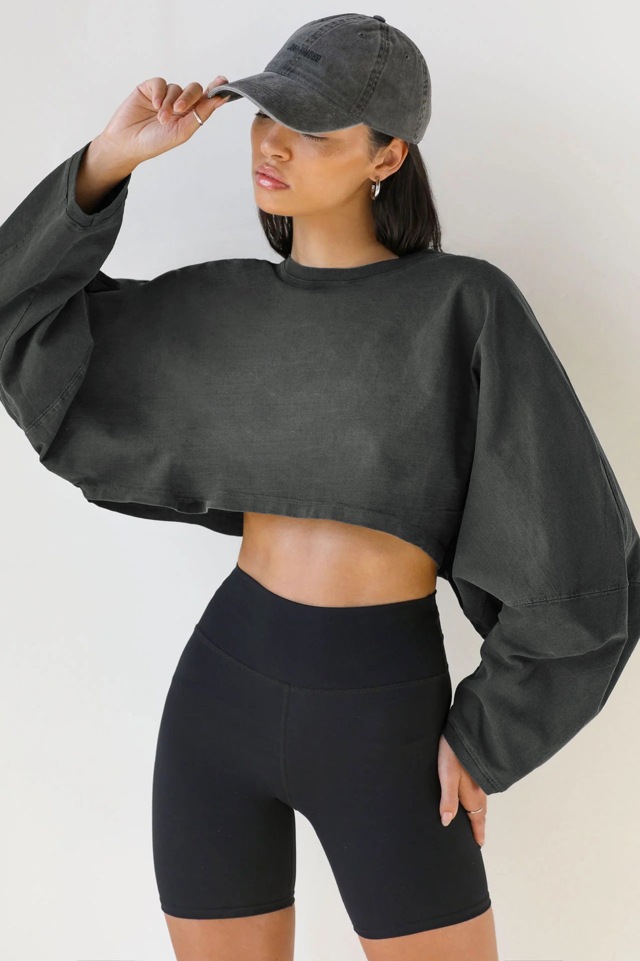European and American Short Sports Bottoming Shirt T-shirt Knitwear