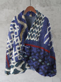 Comstylish Japanese Geometric Pattern Women's Kimono