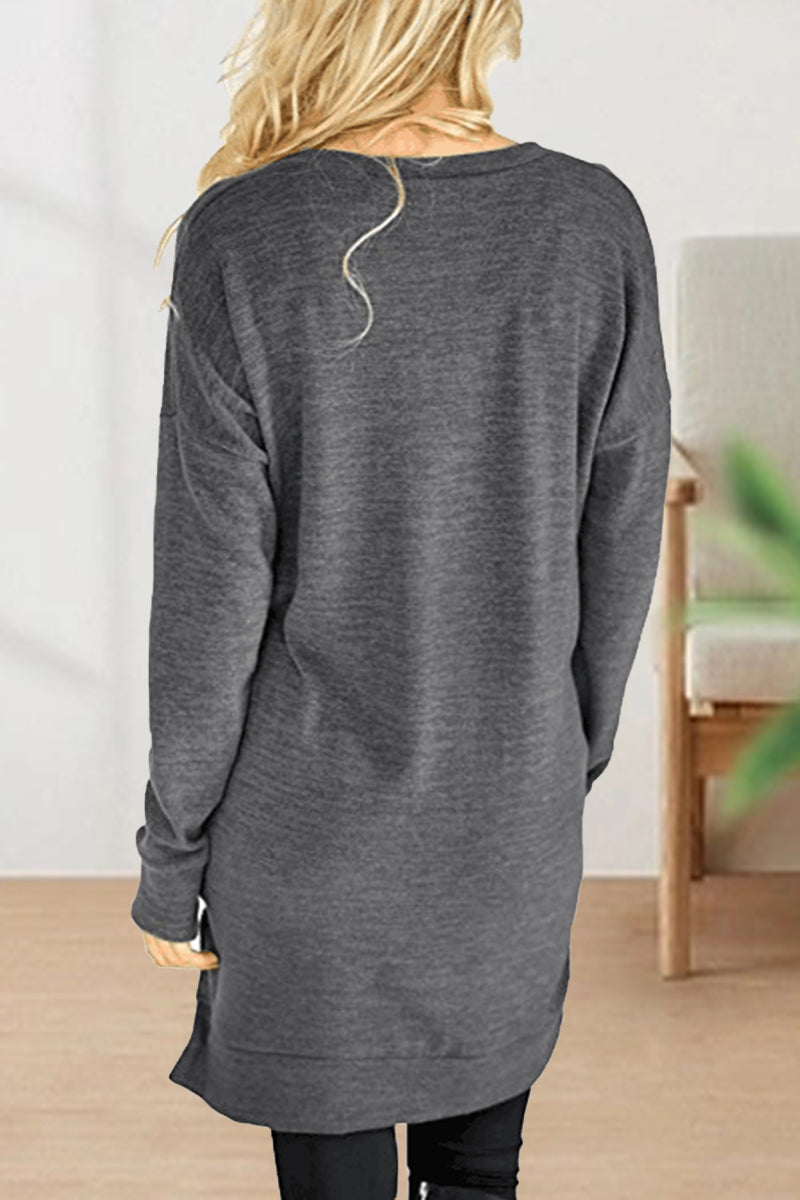 Color V Neck T-shirts
