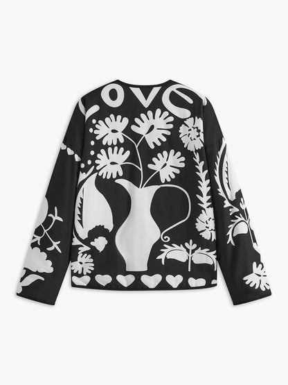 Printed Winter Coat