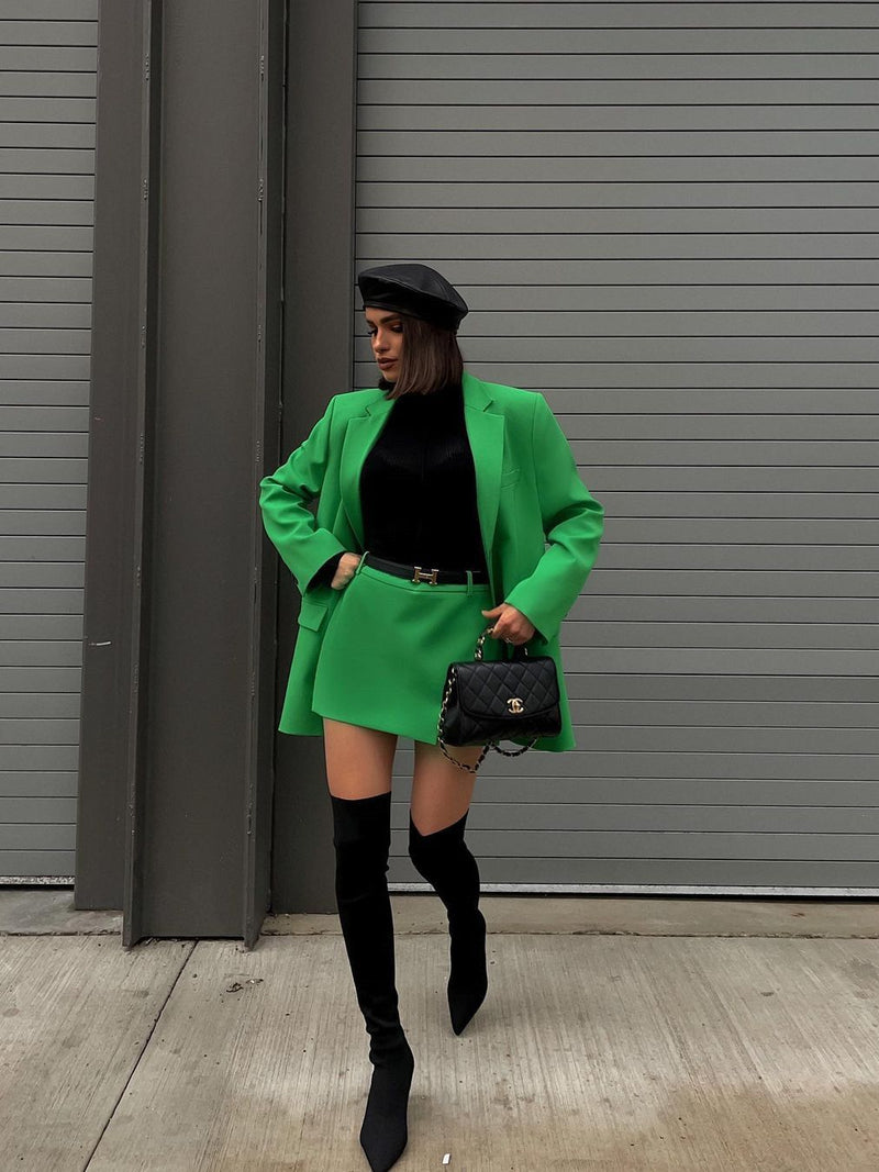 Khola Blazer & Skirt