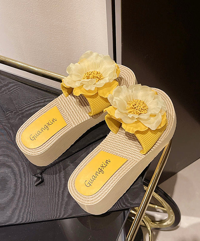 Black Wedge Slide Sandals Peep Toe Aa014