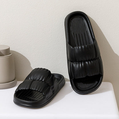 Cushy Stylish Puffer Slides Sandals - Buy 1 Get 1 Free