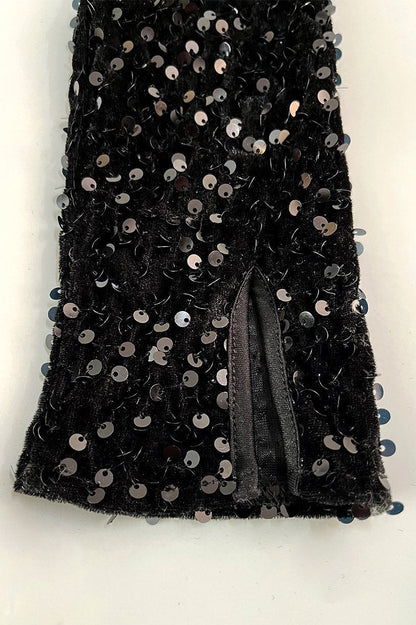 Lucia Sequins Sweetheart Mini Dress