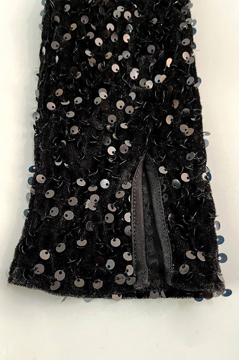 Lucia Sequins Sweetheart Mini Dress