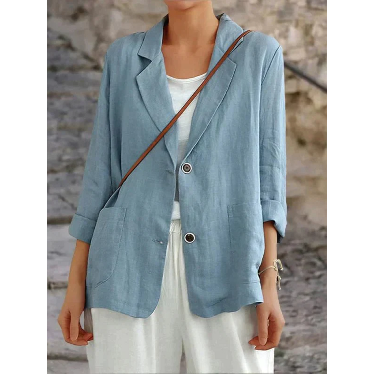 JO | Stylish linen blazer
