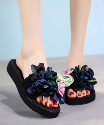 New Vacation Flower Beach Slide Sandals Ap1041