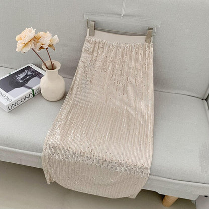 Sequined Midi Skirt