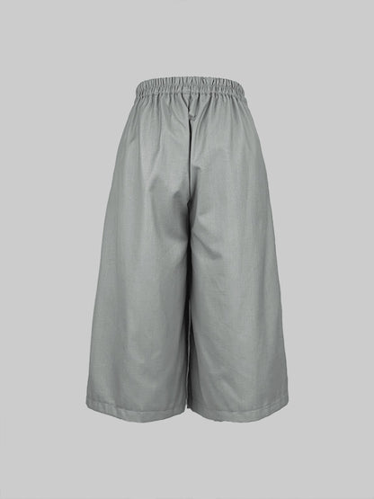 High Waisted Loose Split-joint Shorts Bottoms