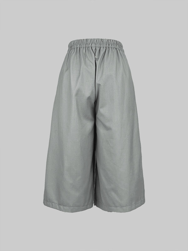 High Waisted Loose Split-joint Shorts Bottoms