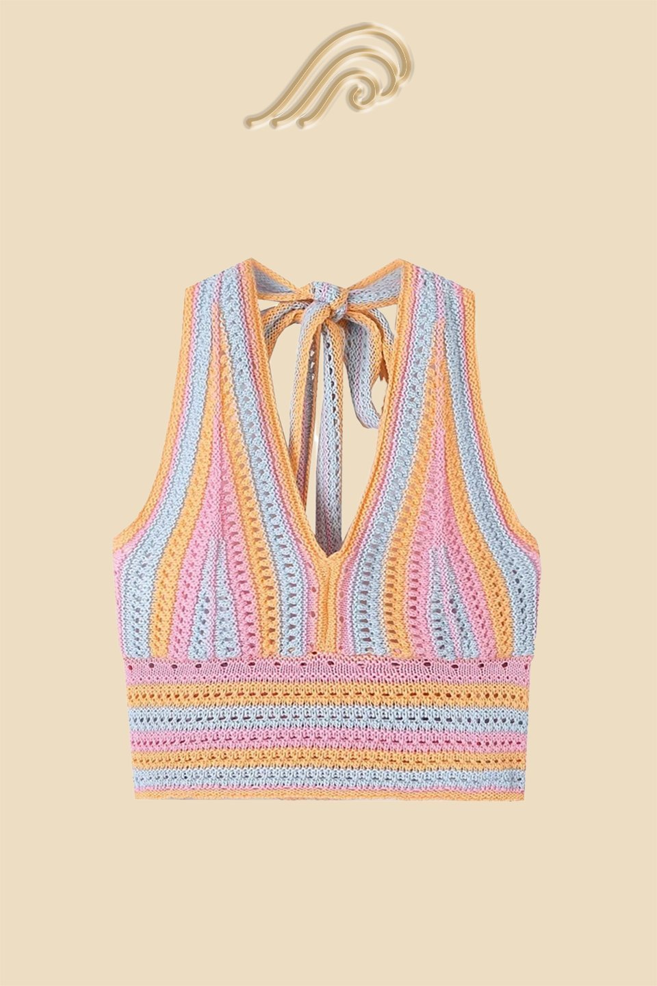 Aurora Crochet Two-way Cami Top