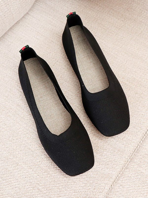Breathable Color Flat Shoes
