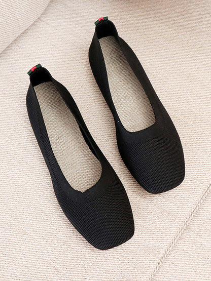 Breathable Color Flat Shoes