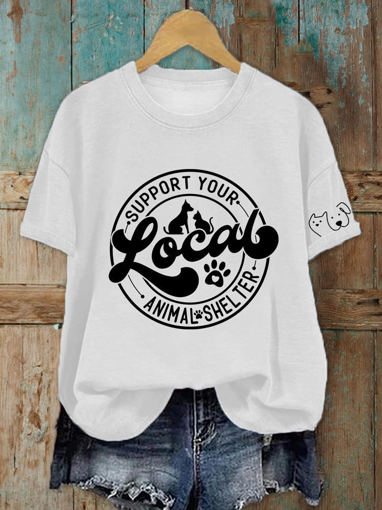 Comstylish Women's Animal Friendly T-shirts