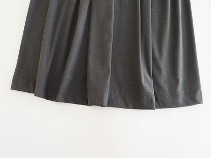 Summer Wind Crumpled Pleated Wide Leg Pants