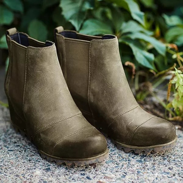 Wedge Ankle Booties