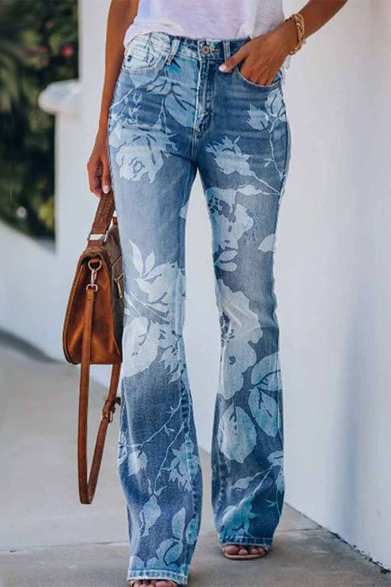 Pocket Regular Denim Jeans(9 Colors)