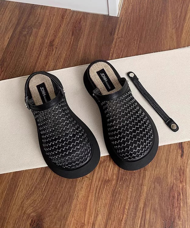 Comfy Platform Beige Breathable Mesh Slide Sandals Ap1049