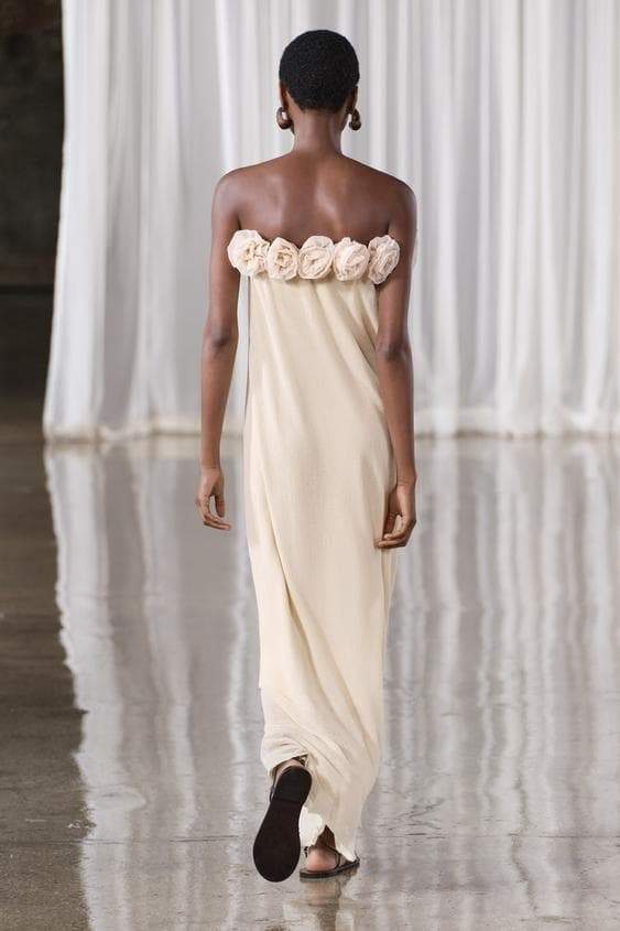 Alva Knit Strapless Maxi Dress