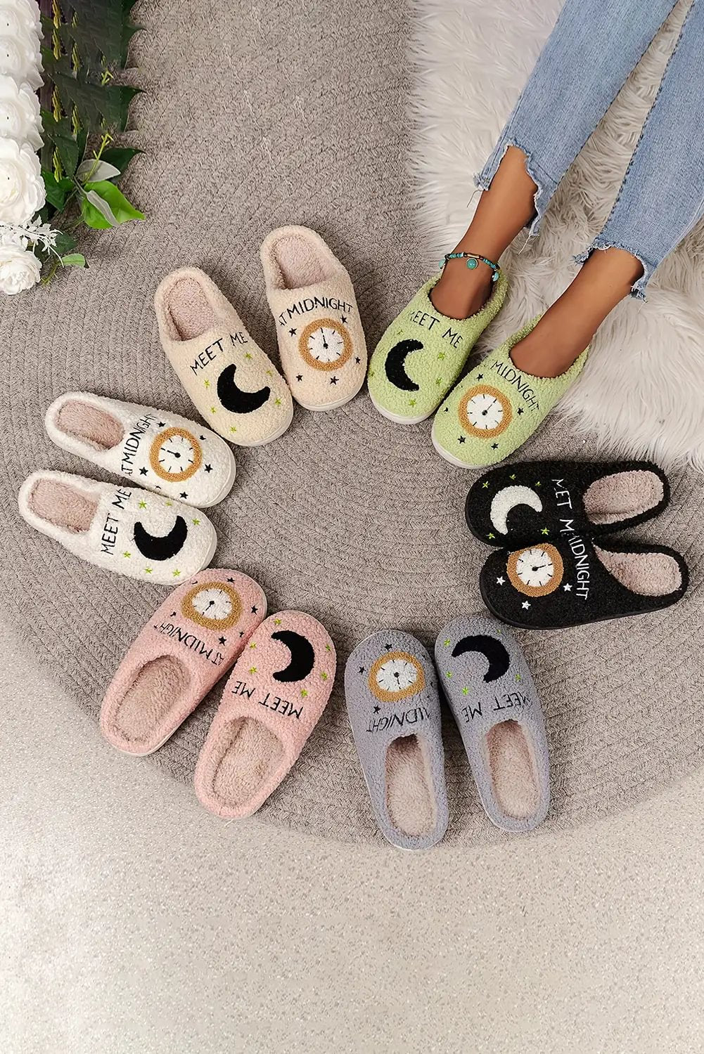 Subtly Elegant Slippers with a Refined Vintage Look