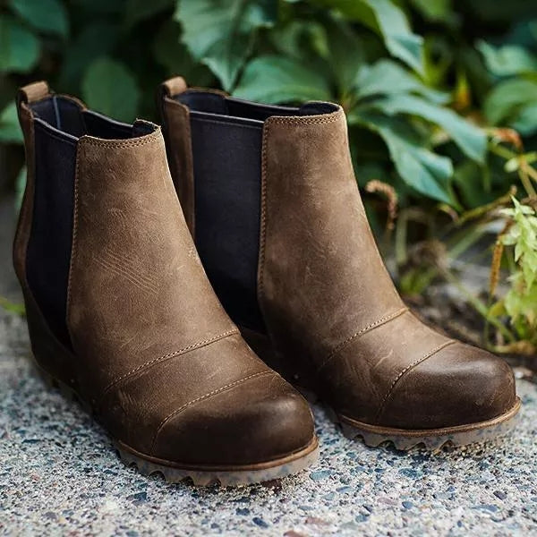 Wedge Ankle Booties