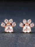 Comstylish Women's Cute Dog Paw Earrings