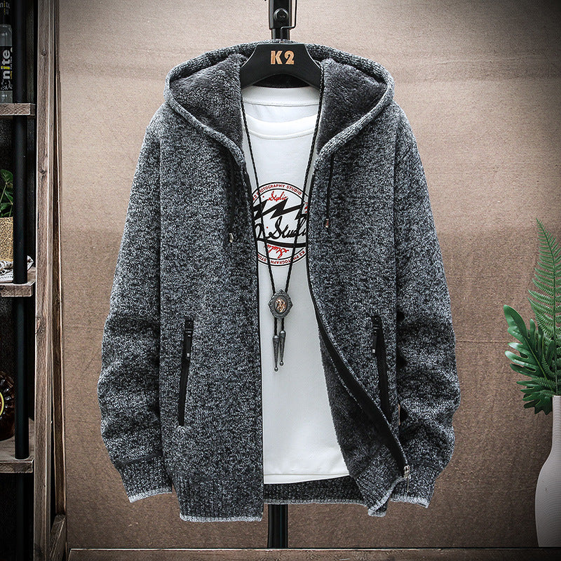 Men's Vintage Knitted Pattern Cardigan Sweater elevenforest