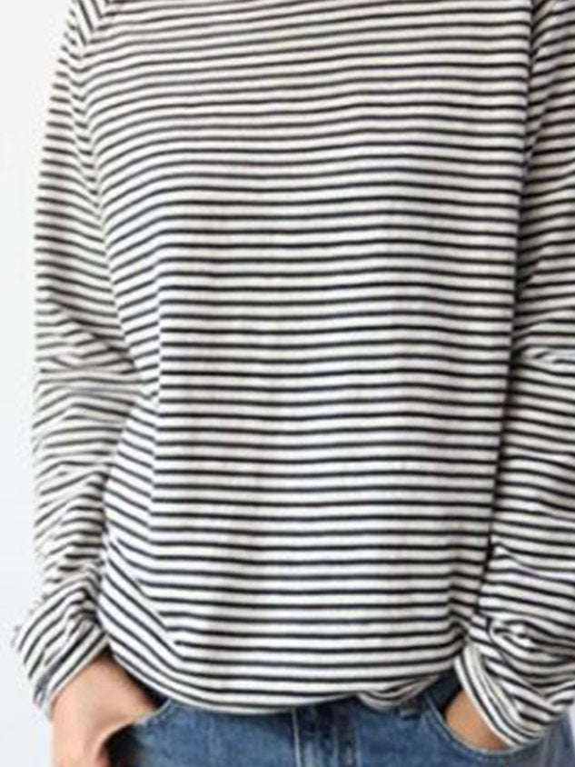 KS | Striped long-sleeved top