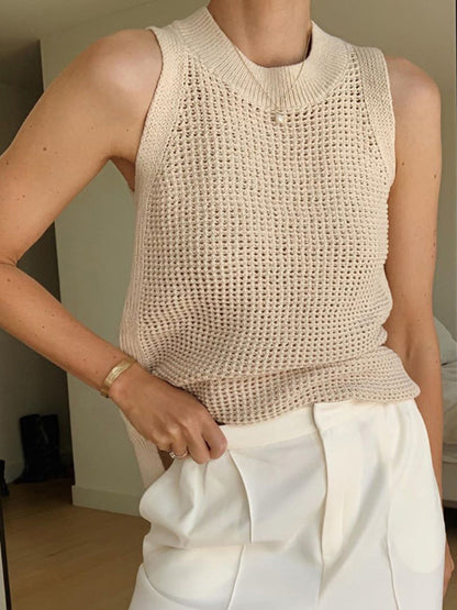Knit Hollow Vest