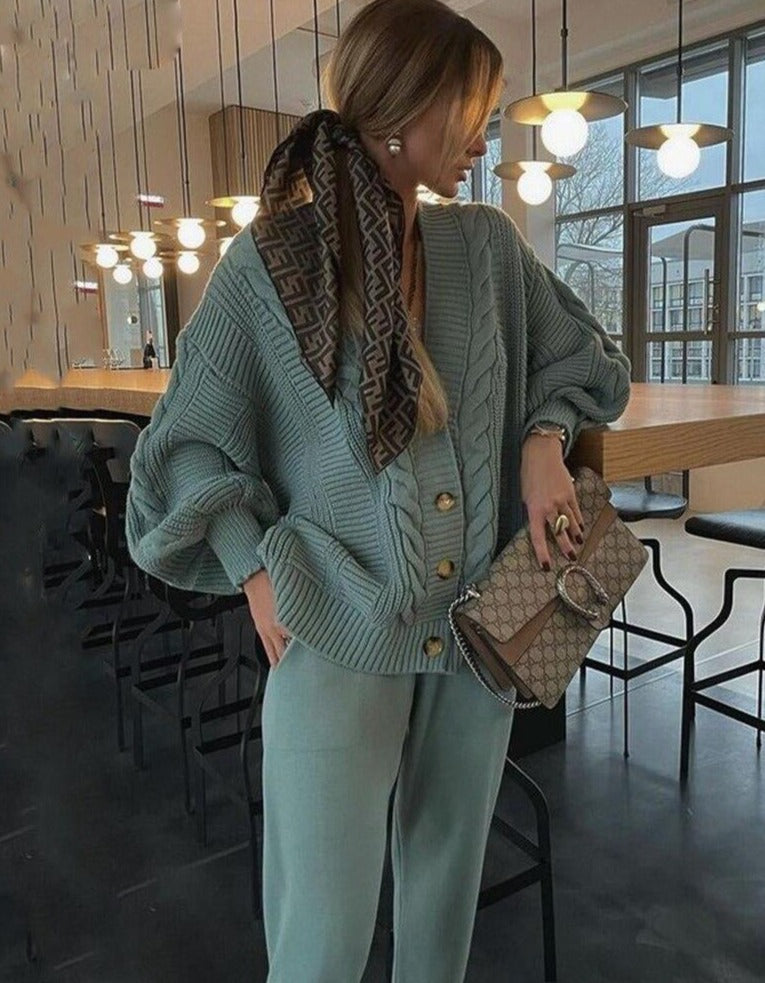Varvara Cardigan & Pants Set