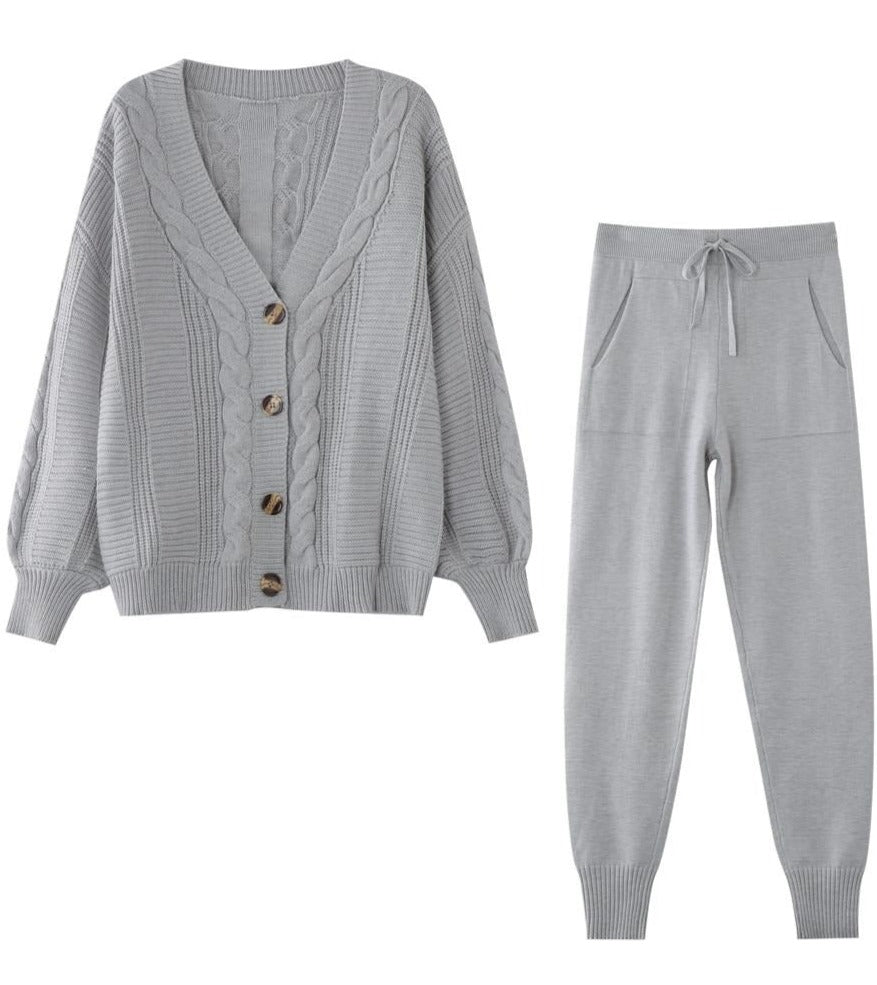 Varvara Cardigan & Pants Set