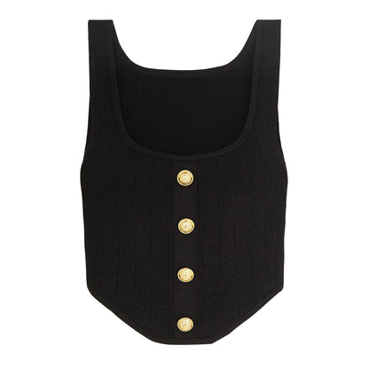 Summer All Matching Sleeveless Camisole Short Knitted Bottoming Shirt Online Influencer Pop