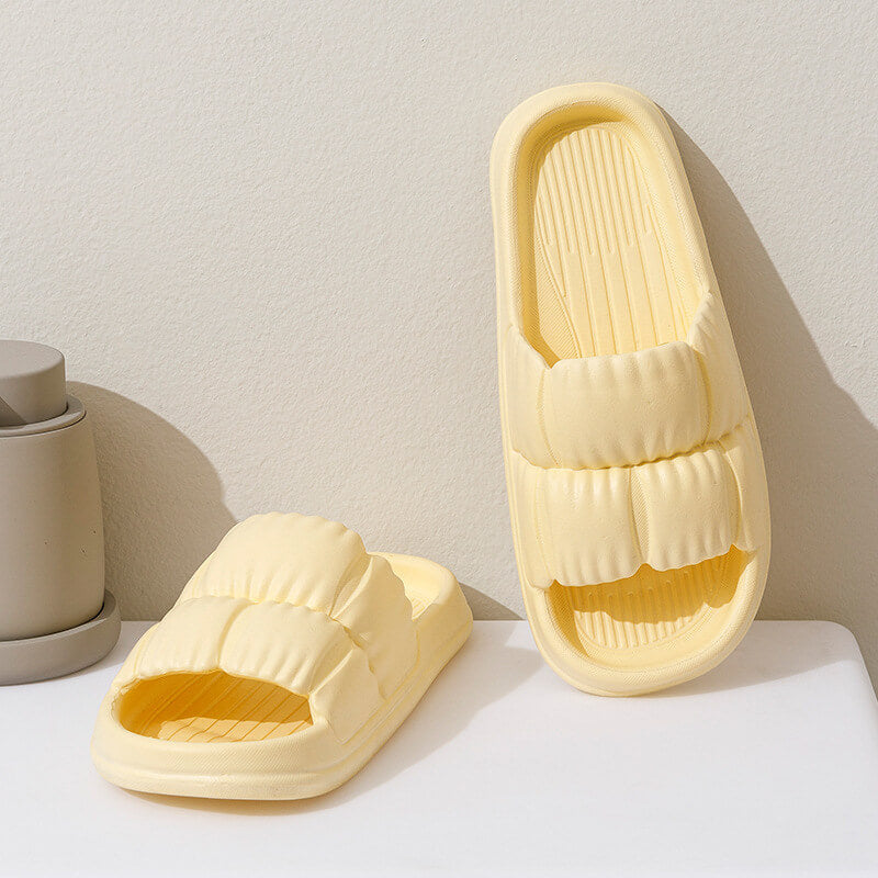 Cushy Stylish Puffer Slides Sandals - Buy 1 Get 1 Free