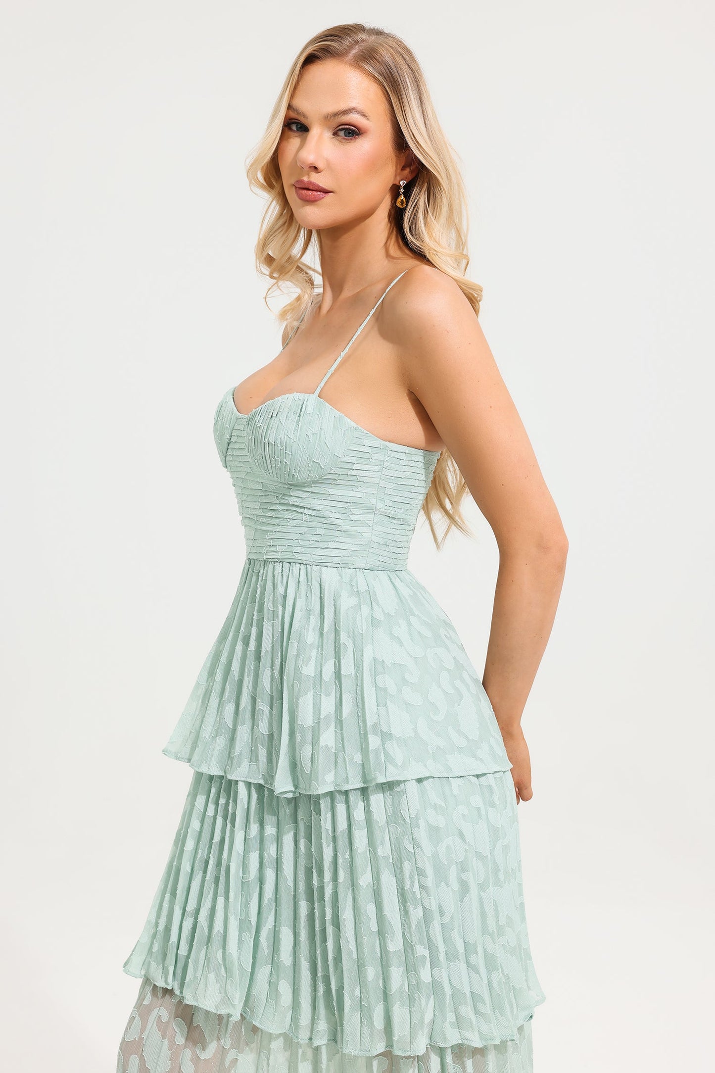Cami Tiered Midi Dress