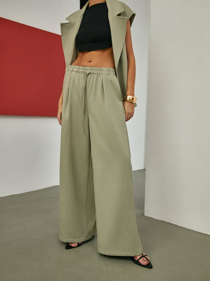 Tailored Belted Vest