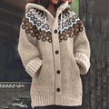 Fairman Knitted Jacquard Pattern Cozy Cardigan Sweater elevenforest